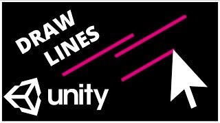 Draw Lines in Unity using LineRenderer  Tutorial [upl. by Peggi]