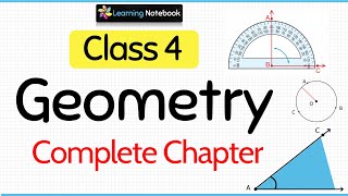 Class 4 Maths Geometry Complete Chapter [upl. by Palermo53]