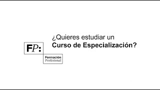 ¿Quieres estudiar un Curso de Especialización [upl. by Wehrle648]