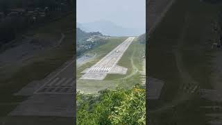 SPICEJET LANDING AT PAKYONG AIRPORT SIKKIM 🛬 shorts  yt shorts rahul keshri [upl. by Yelich]