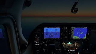 Cessna CT182T Skylane  Marathon FL to Eleuthera Island Bahamas Part 2  MS Flight Sim [upl. by Clintock]