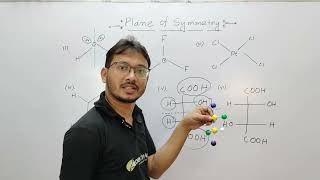 plane of symmetry of Tartaric Acidelements of symmetryIsomerismNEETIITJEEWBJEEBoards exam [upl. by Naimad]