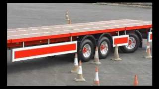 Longer Semi Trailer  Only Longer Trailer in UK undertaking LEGAL road trials under VSO [upl. by Settera]