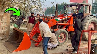 Amazing Invention  This is How to Build Front End Loader From Tractor In Local Factory [upl. by Auqkinahs499]