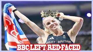 BBC left redfaced as viewers highlight awkward moment before Keely Hodgkinson won gold [upl. by Carleen542]