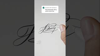 Signature for Adawiyah ✅ Mysignatureplz signature calligraphy handwriting cursive lettering [upl. by Odom]