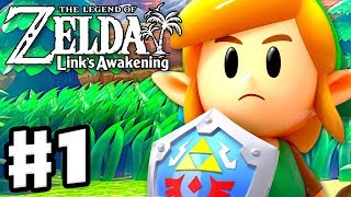 The Legend of Zelda Links Awakening  Gameplay Part 1  Intro and Tail Cave Nintendo Switch [upl. by Norraa282]