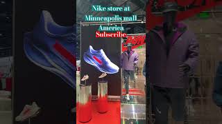 Nike store at mall America in Minneapolis MN Blomington 2024 [upl. by Aihsotal]