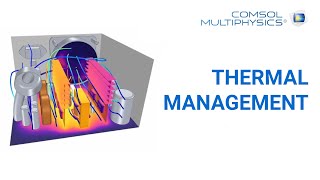 Thermal Management with COMSOL Multiphysics [upl. by Ellard]