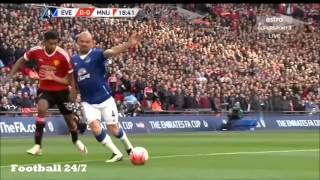 Martial Lingard and Rashford against Everton FA Cup Semi Final [upl. by Ettenna]