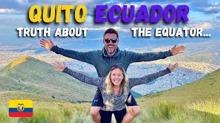 Revealing SECRETS of the EARTHS EQUATOR and other must see sights in QUITO ECUADOR [upl. by Enerual]