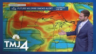 Southeast Wisconsin weather Tracking smoke and Hurricane Francine [upl. by Yemane23]