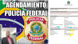 AGENDA PARA POLÍCIA FEDERAL FACIL PREENCHER para carteira identidade na polícia federal RNE CRNM [upl. by Mccall]