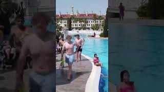 Just another day at the pool of Swandor Topkapi Palace hotel Lara Beach Antalya Turkey [upl. by Aarika686]