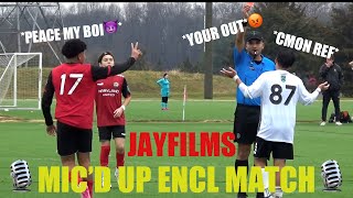 MIC’D UP ECNL MATCH⚽️🎙️RED CARD ENCL SOCCER HIGHLIGHTS [upl. by Kinny]