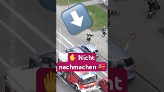 ✋Nicht nachmachen 🚒👎 feuerwehr stendal schlauch überfahren [upl. by Mignonne]