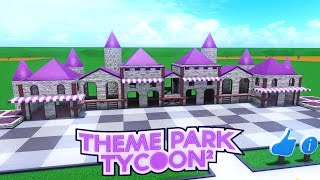 Easy Theme Park Entrance  NO GAMEPASS  Roblox Theme Park Tycoon 2 Tutorials [upl. by Yraccaz678]