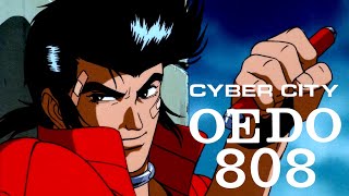 Cyber City Oedo 808 OP 1990 AI Upscaled [upl. by Skees]