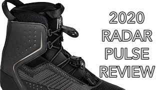 2020 Radar Pulse Water Ski Binding Review [upl. by Smoht]