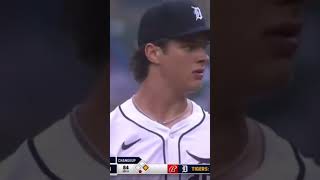 Jackson Jobe First Strikeout in MLB mlb [upl. by Eixid305]