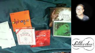 Hidersine Violin String review H100 [upl. by Johnette]