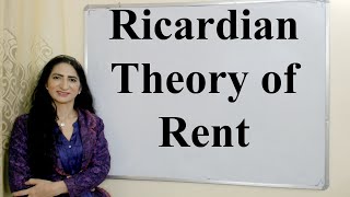 Ricardian Theory of Rent [upl. by Honoria]