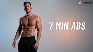 7 MIN ABS WORKOUT  At Home Sixpack Ab Routine No Equipment [upl. by Cassey]