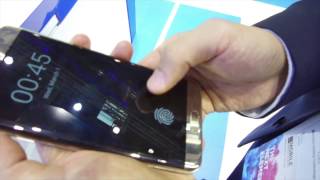 MWC17 Vorstellung des InDisplay FingerprintSensors [upl. by Petromilli]