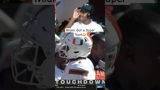 Miami Football🔥 explore collegefootball miamifootball camward shorts highlights lilbrosyrus [upl. by Hsan]