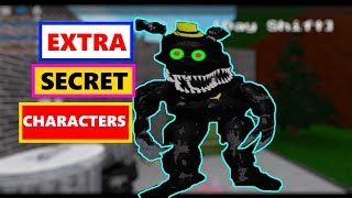 Aftons Family Diner EXTRA Secret Characters Roblox [upl. by Nyrol]