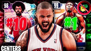 RANKING THE TOP 10 BEST NONGAMBLING CENTERS IN NBA 2K24 MyTEAM [upl. by Aerdna]