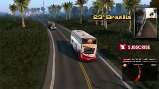 Bus America g7 1800 DD 8x2 ETS 2 Map Brasil Mae Do Rio  Limoeiro Do Ajuru [upl. by Anerom428]