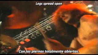 Cannibal Corpse  Fucked With A Knife Subtitulos Español Lyrics [upl. by Sitnalta731]