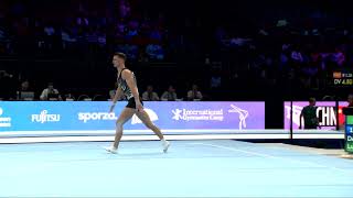 DAUSER Lukas GER2023 Artistic Worlds Antwerp BELQualificationsFloor Exercise [upl. by Notxam]