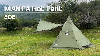 POMOLY MANTA Hot Tent 24 Person 2021 [upl. by Vada234]