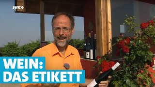 Werner erklärt Wein Was steht auf dem Etikett [upl. by Akimad]