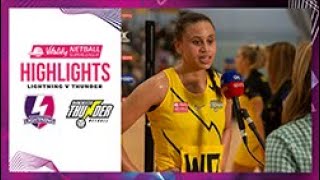 HIGHLIGHTS  Loughborough Lightning 6166 Manchester Thunder [upl. by Riek]