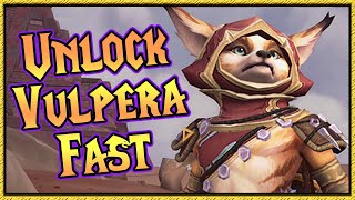 How to unlock Vulpera Fast  Unlock allied races guide [upl. by Leong]