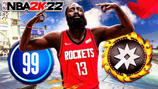 99 PRIME JAMES HARDEN quotSHOT CREATORquot BUILD is UNSTOPPABLE in NBA 2K22 [upl. by Edgardo]