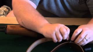 How to put on a leather AK sling [upl. by Youlton]