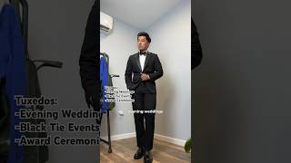 3 Differences Between a Tuxedo and a Suit [upl. by Dryden]