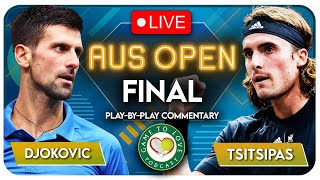 DJOKOVIC vs TSITSIPAS  Australian Open Final 2023  LIVE Tennis PlaybyPlay Stream [upl. by Darcey927]