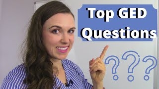 12 Commonly Asked QUESTIONS about GED HiSET and TASC [upl. by Halilak]