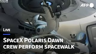 🔴LIVE Polaris Dawn mission crew perform the firstever private spacewalk [upl. by Broder404]