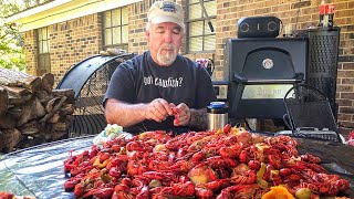 LA Crawfish Boil  Redneck Style [upl. by Hannahsohs]