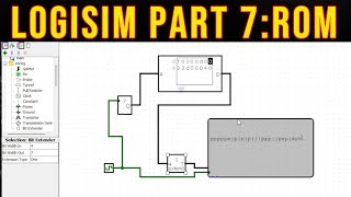 Logisim part 7ROM [upl. by Bancroft876]