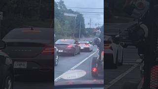 2018 corvette Z06 at the traffic light…atlanta corvette z06 loud v8 chevrolet white ytshort [upl. by Je]