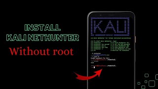 kali linux nethunter install on mobile phone using termux application [upl. by Erasme]