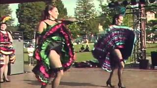 Can Can Dancers at Golden Spike 2013 1 [upl. by Tranquada]