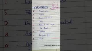 Hypernatremia 🩺 education medico exam neet doctor shorts trending love [upl. by Akirderf329]